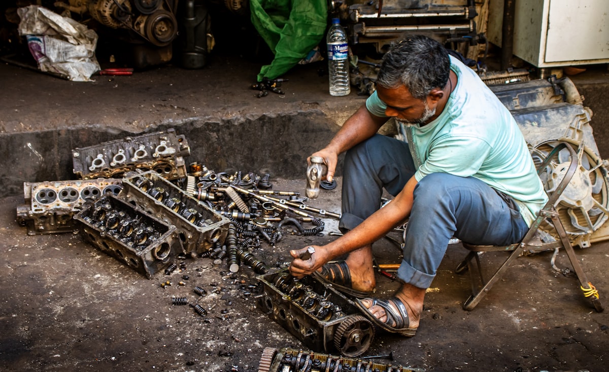 Reparación de carrocería antes