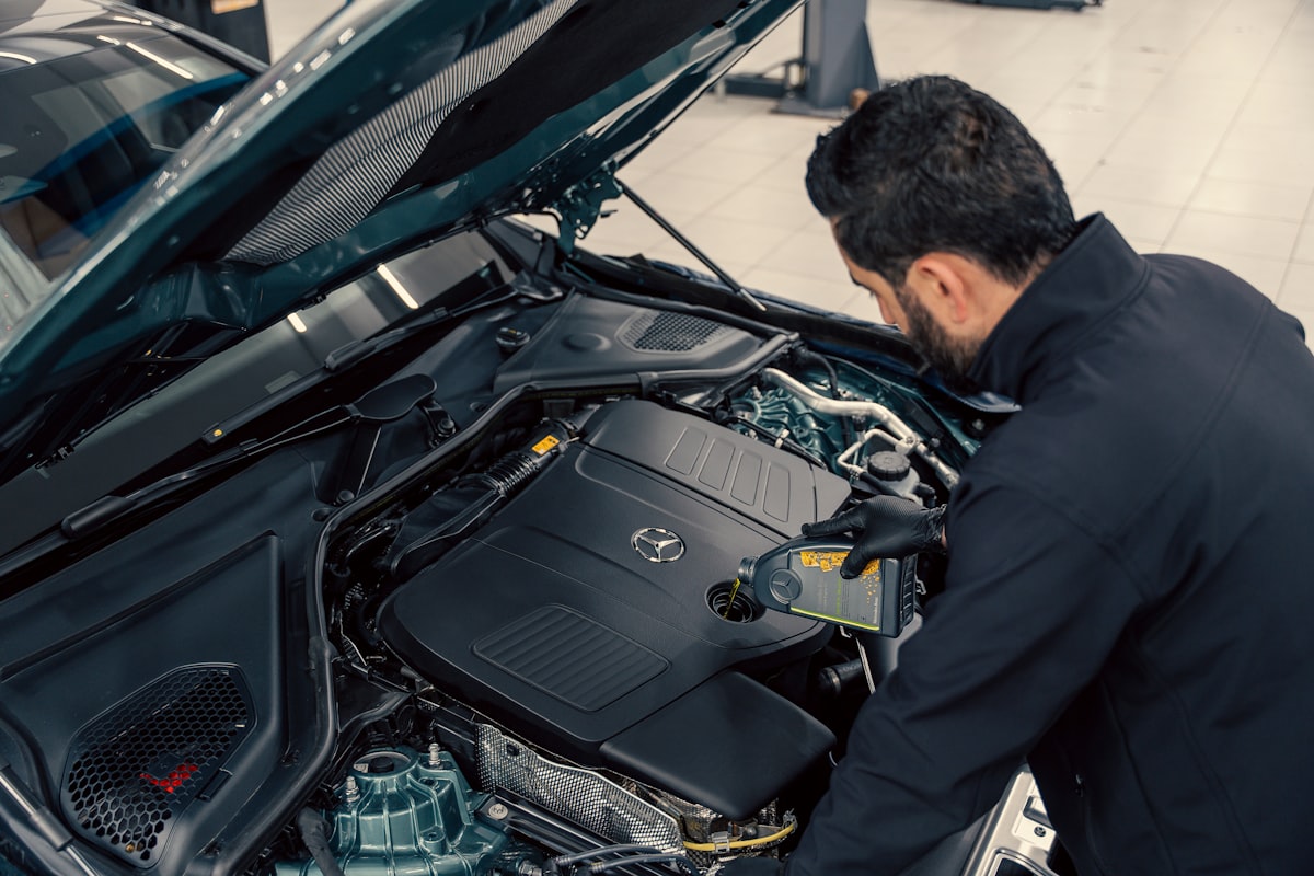 Motor antes de reparación